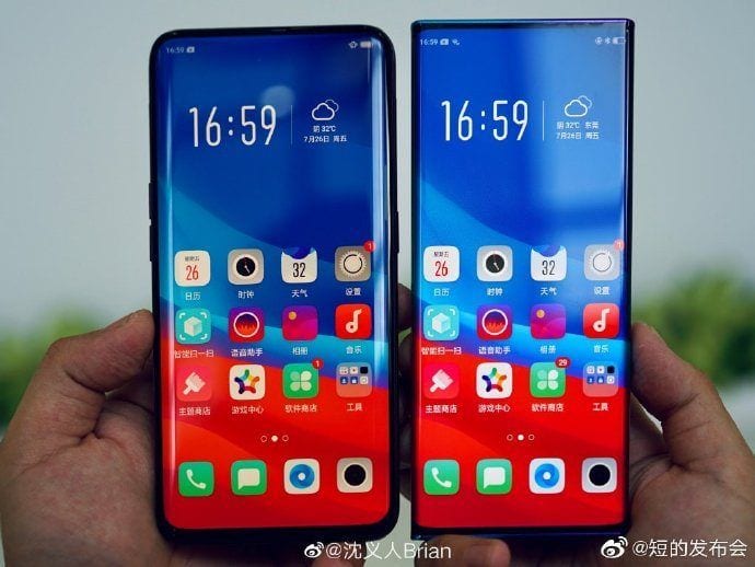 Oppo pantalla curva