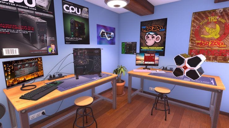 PC Building Simulator consola playstation 4 xbox one nintendo switch