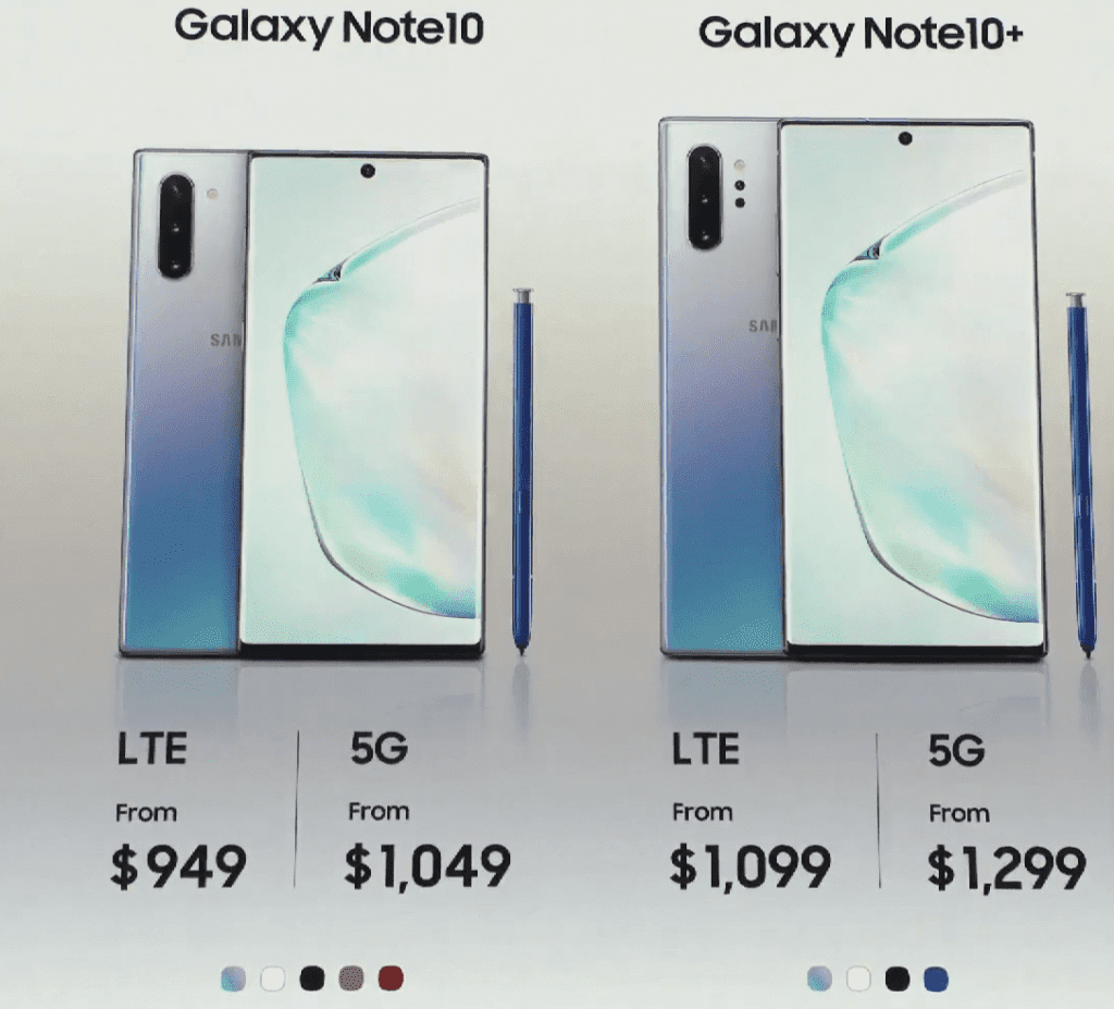 Samsung Galaxy Note 10
