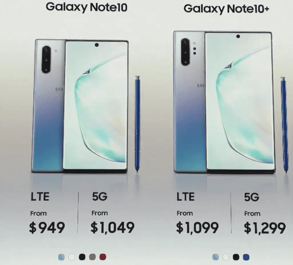 Samsung Galaxy Note 10