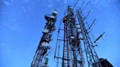 cell tower cellphone masts clouds 270286