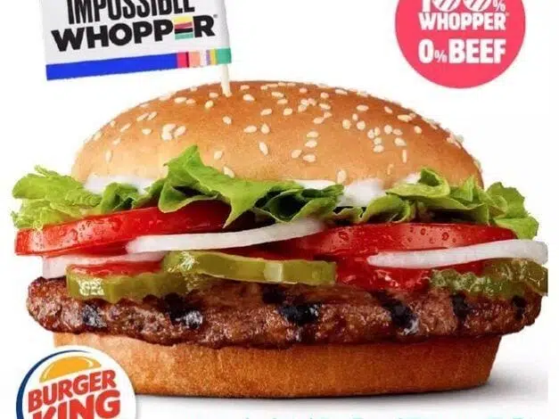 impossible whopper burger king
