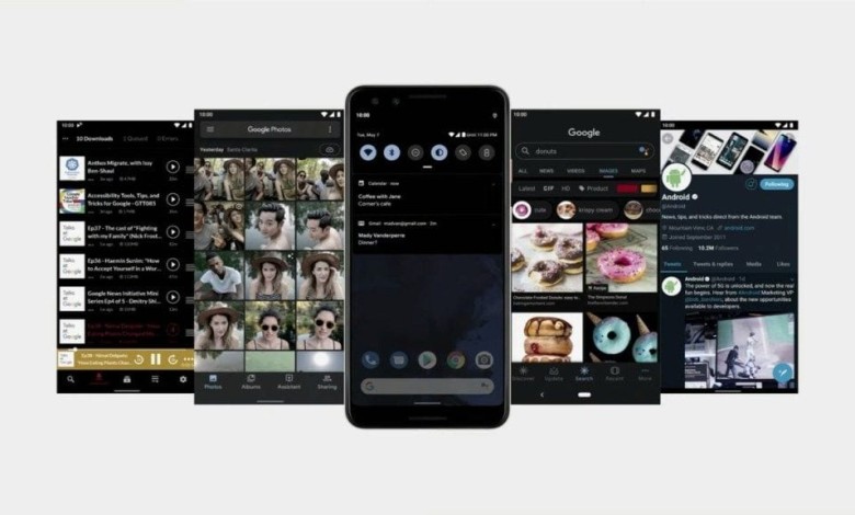 Android 10 modo oscuro virus amenazas