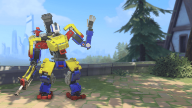 Bastion Skin Lego Bloque Overwatch