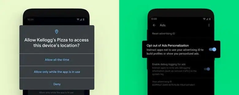 Localización Android 10