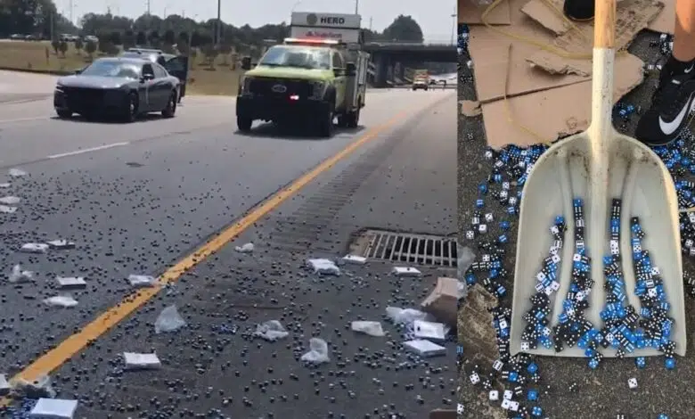 carretera dados incidente