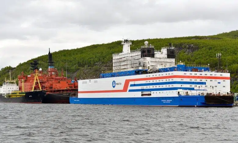 central nuclear flotante Akademik Lomonosov