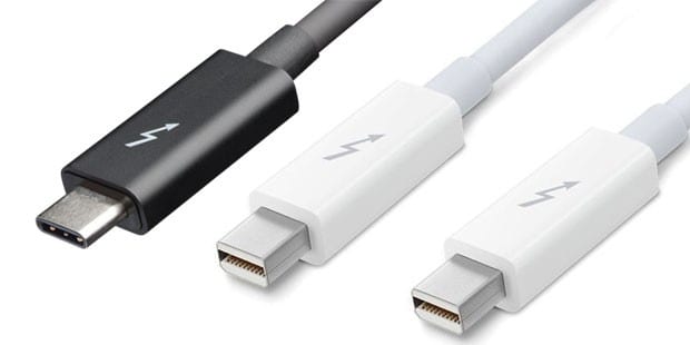 thunderbolt usb tipo c