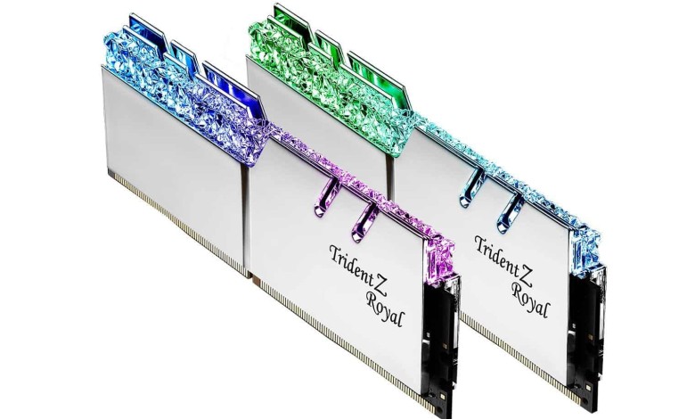 g.skill tridnet z royal ddr4 plata