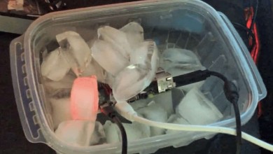 raspberry pi 4 hielo