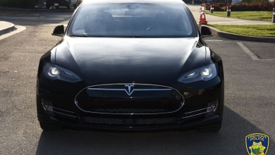 tesla model s policia freemont