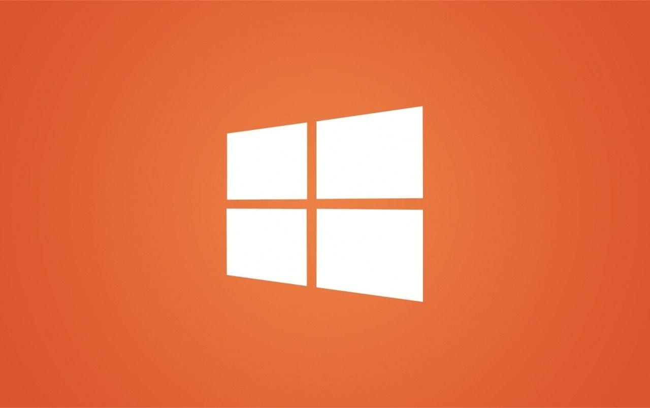 windows 10 naranja