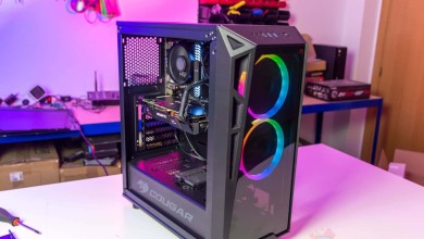 Caja MID TOWER Cougar turret RGB resultado