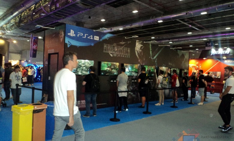 Madrid Games Week 2019 Final Fantays VII Remake