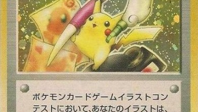 Pokémon Carta Pikachu Artista