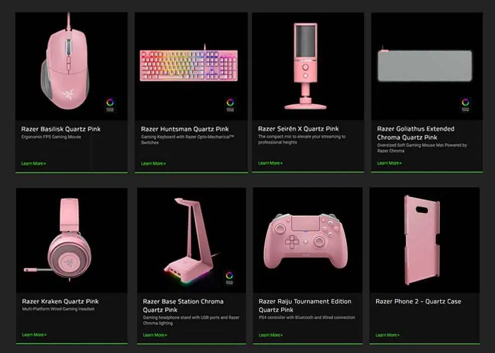 Razer Rosa Quartz