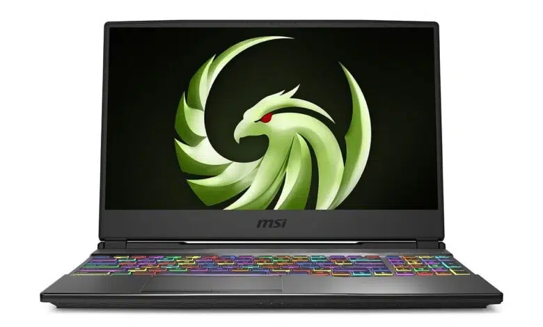 msi alpha 15 amd rx 5500m