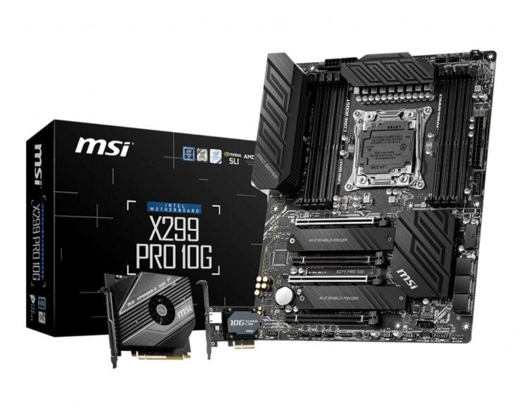 msi x299 pro  10g
