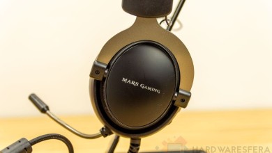 Auriculares USB MarsGaming MH4X lateral