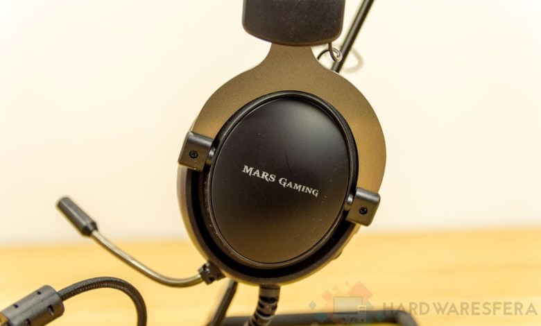 Auriculares USB MarsGaming MH4X lateral