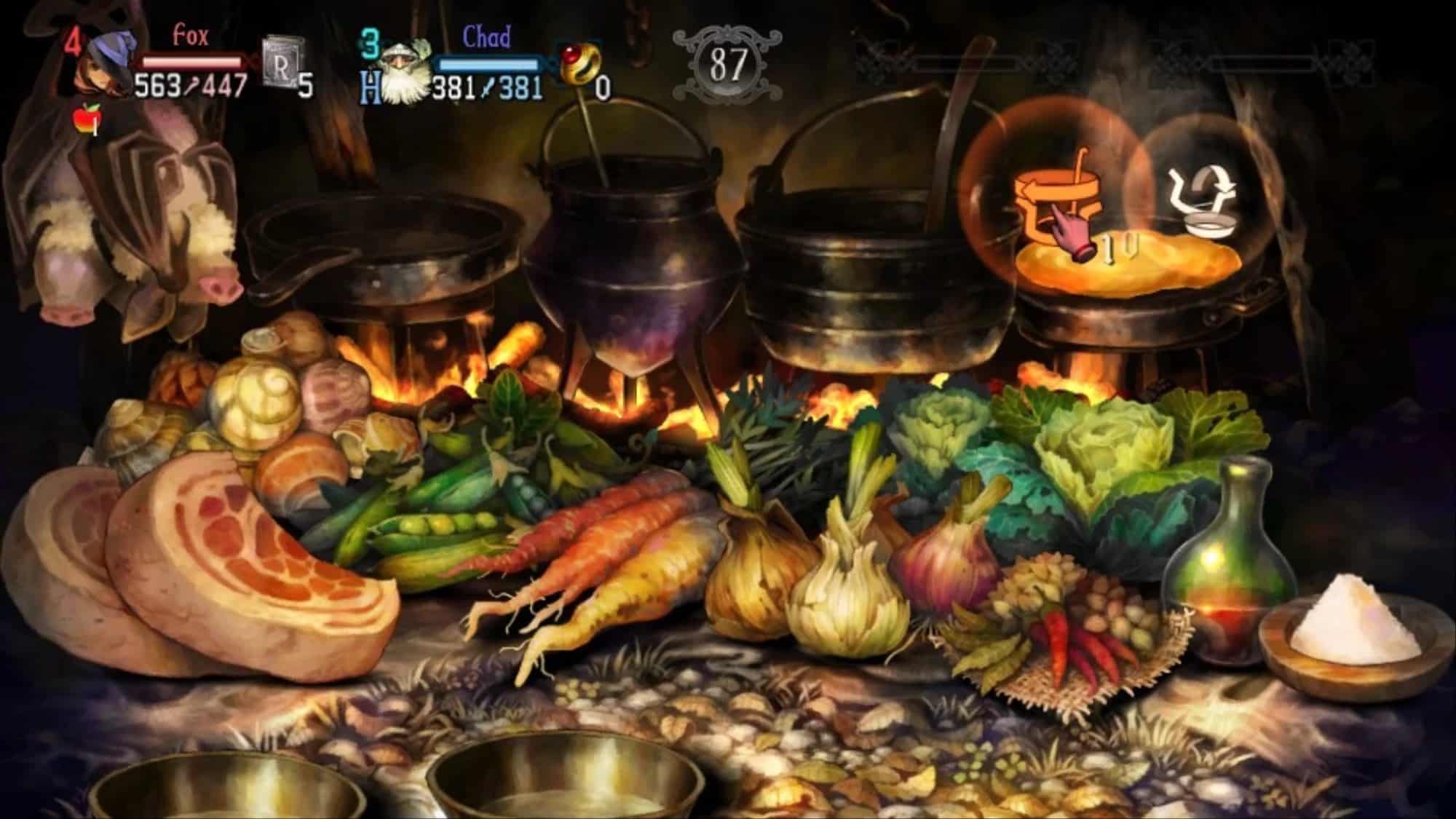 Dragon's Crown Vanillaware Comida