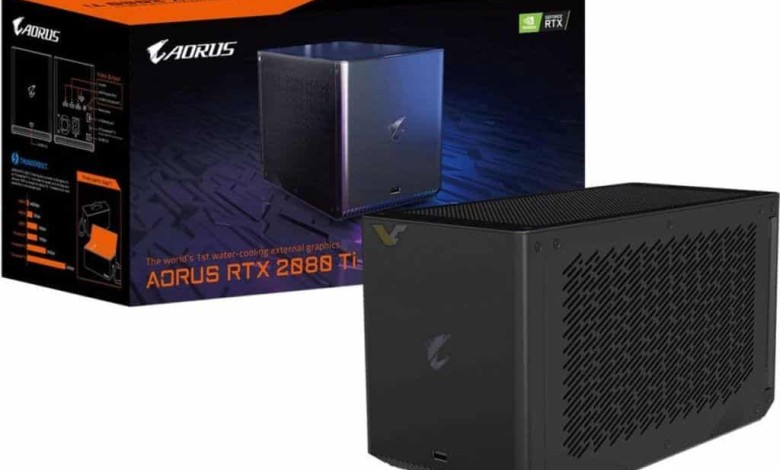 Gigabyte eGPU AORUS Gaming Box rtx 2080 ti 1 1