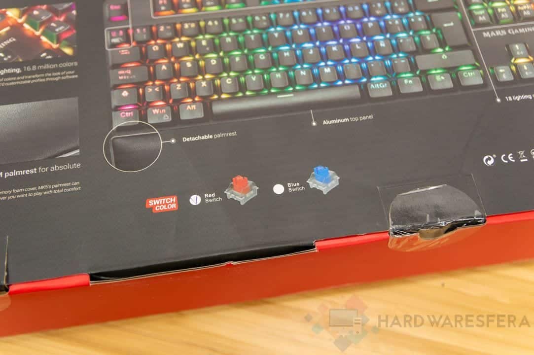 Teclado mecanico Mars Gaming MK5 interruptor mecanico