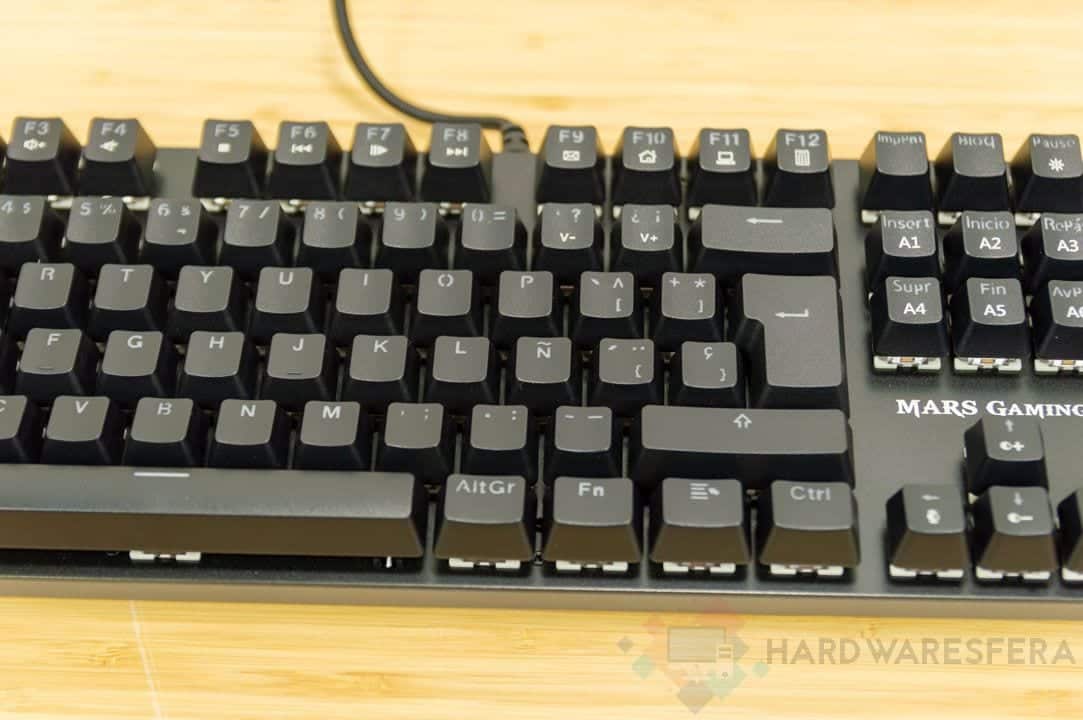 Teclado mecanico Mars Gaming MK5 keycaps