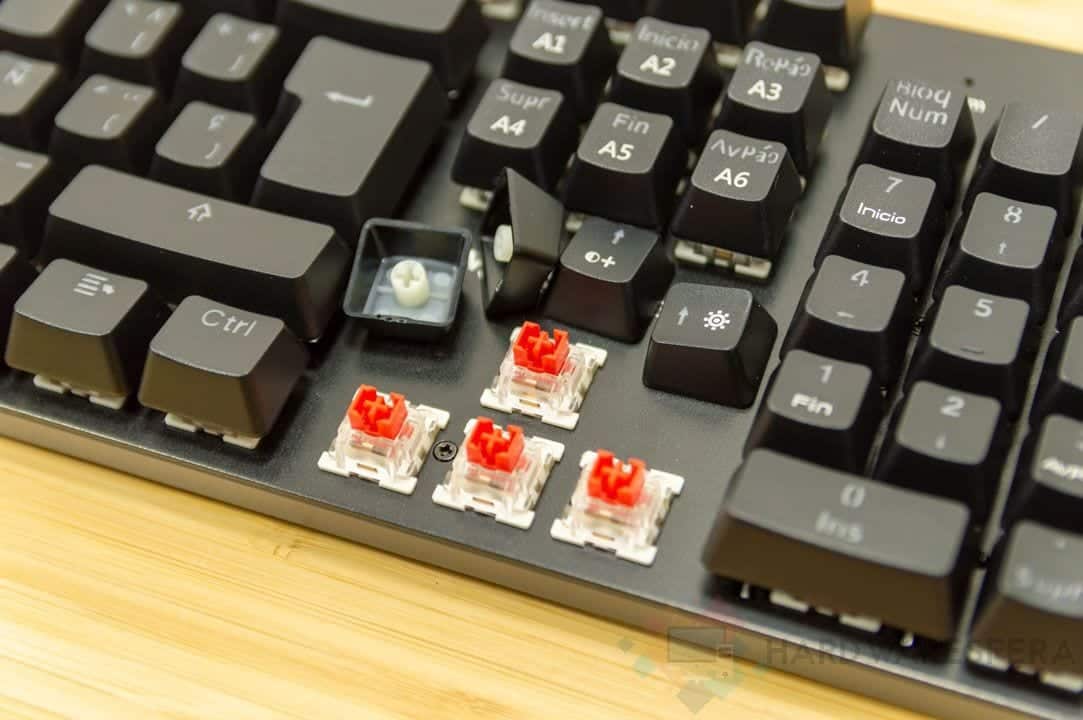 Teclado mecanico Mars Gaming MK5 outemu red