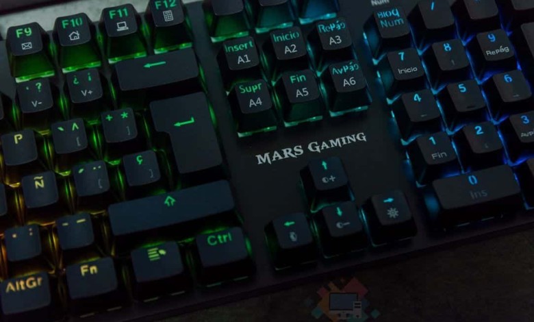 Teclado mecanico Mars Gaming MK5 rgb keycaps