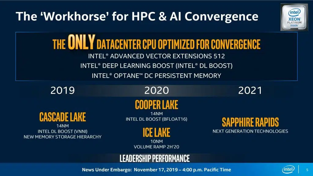 ice lake intel xeon