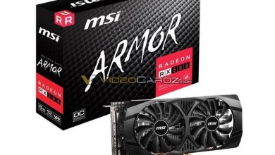 msi rx 580 armor gpu