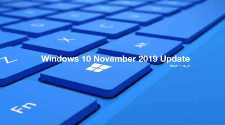 windows 10 november 2019 update 1909