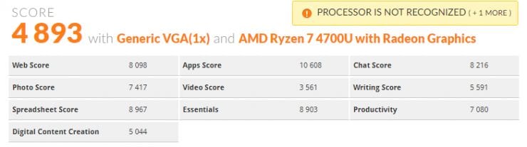 AMD Ryzen 7 4700U