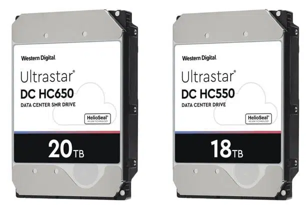 Western Digital ultraster 18tb 20tb