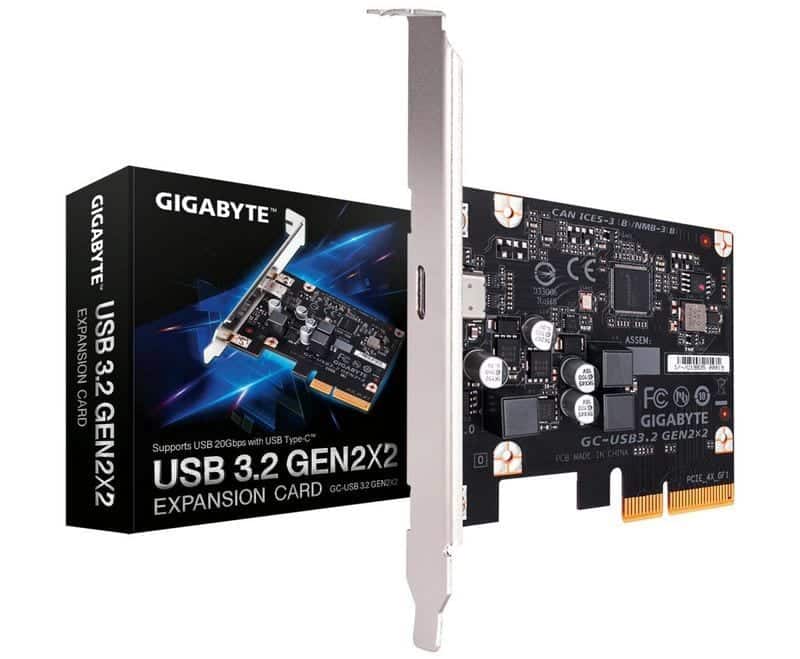 gigabyte usb 3.2 gen2x2 pcie x4