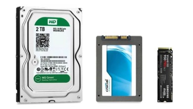 hdd ssd m.2