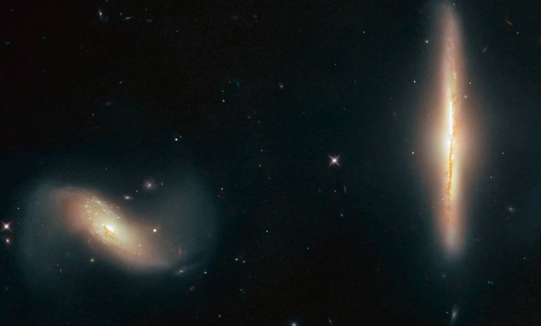 hubble galaxia amiga arp 293