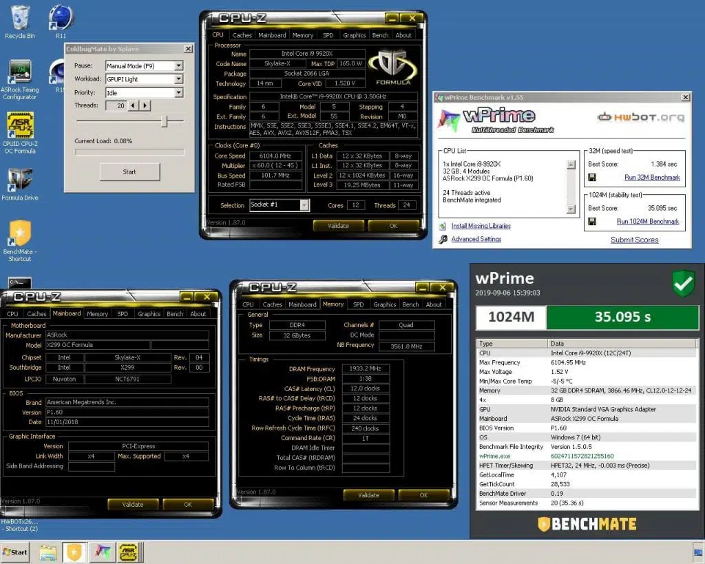 El Intel Core i9-7920X vuelve a ser el mejor procesador en wPrime