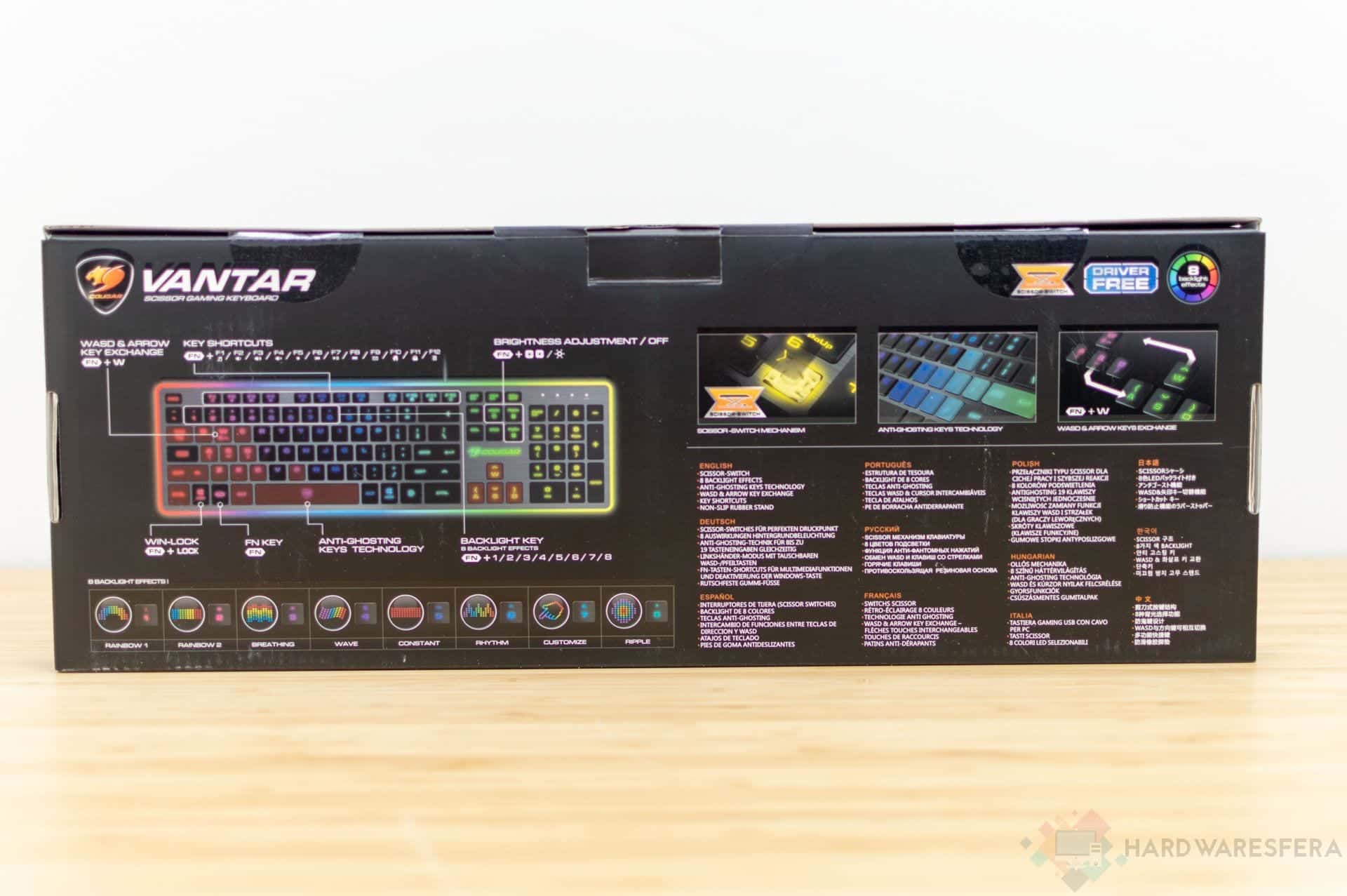 cougar vantar caja trasera