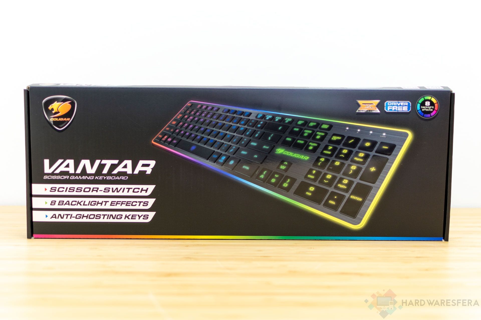 caja teclado cougar vantar