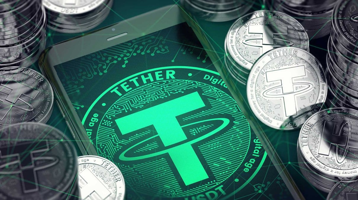 Tether tokens usdt establecoin stablecoin imprime