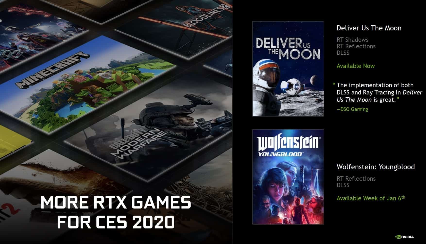 Wolfenstein Youngblood nvidia game ready ces 2020