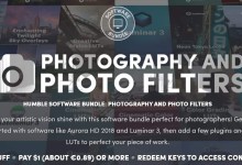 humble bundle fotografia y filtros