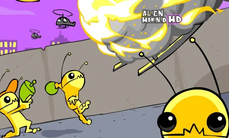 Alien Hominid juegos flash gratis