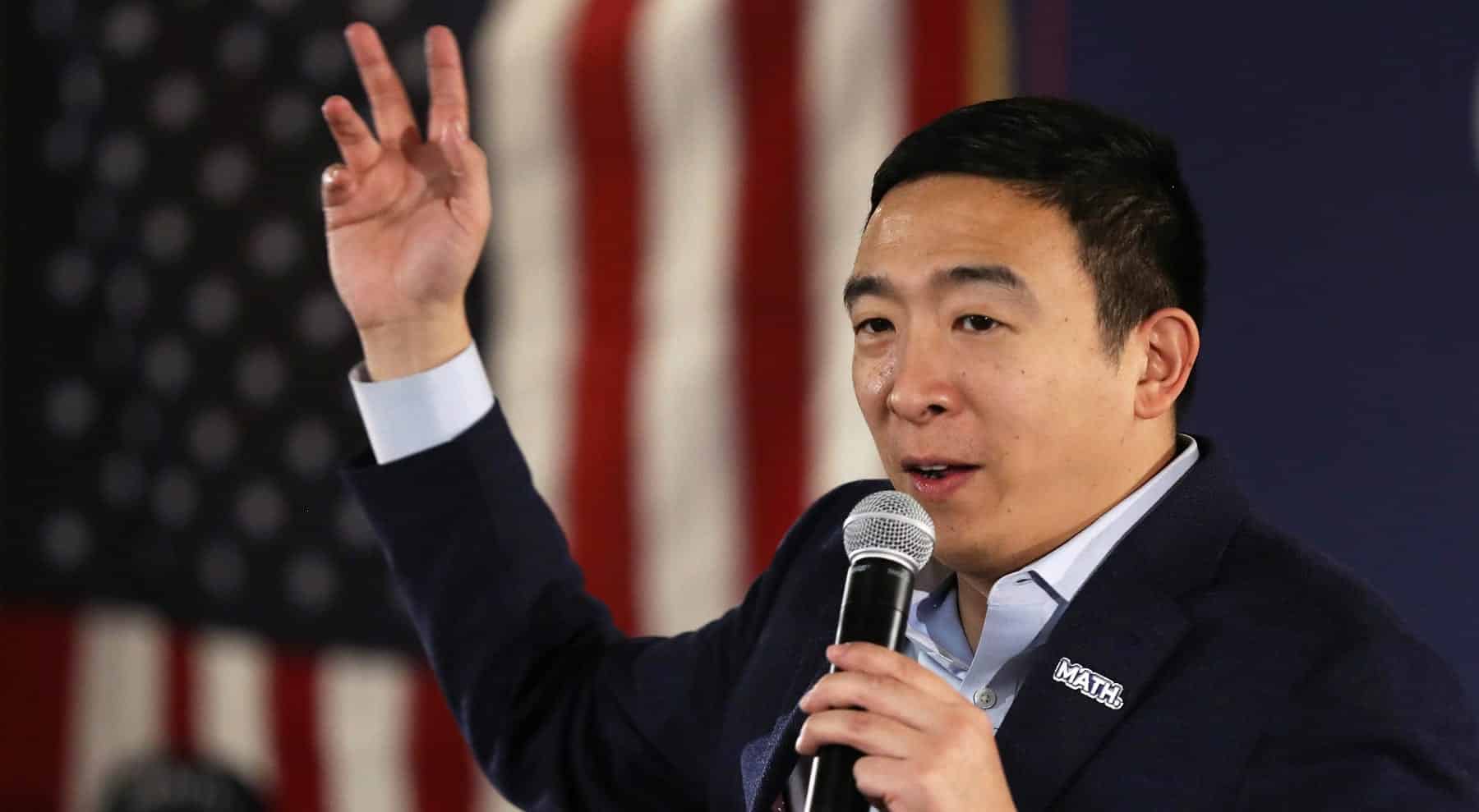 Andrew Yang candidato pro cripto