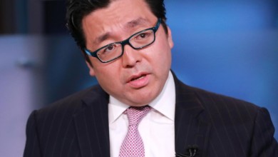Tom Lee precio bitcoin dow jones