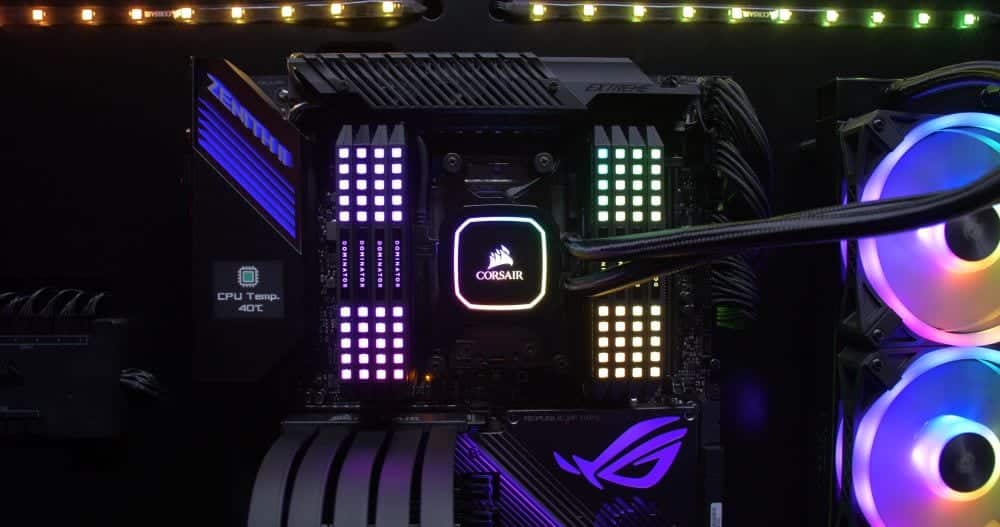 corsair icue asus aura sync
