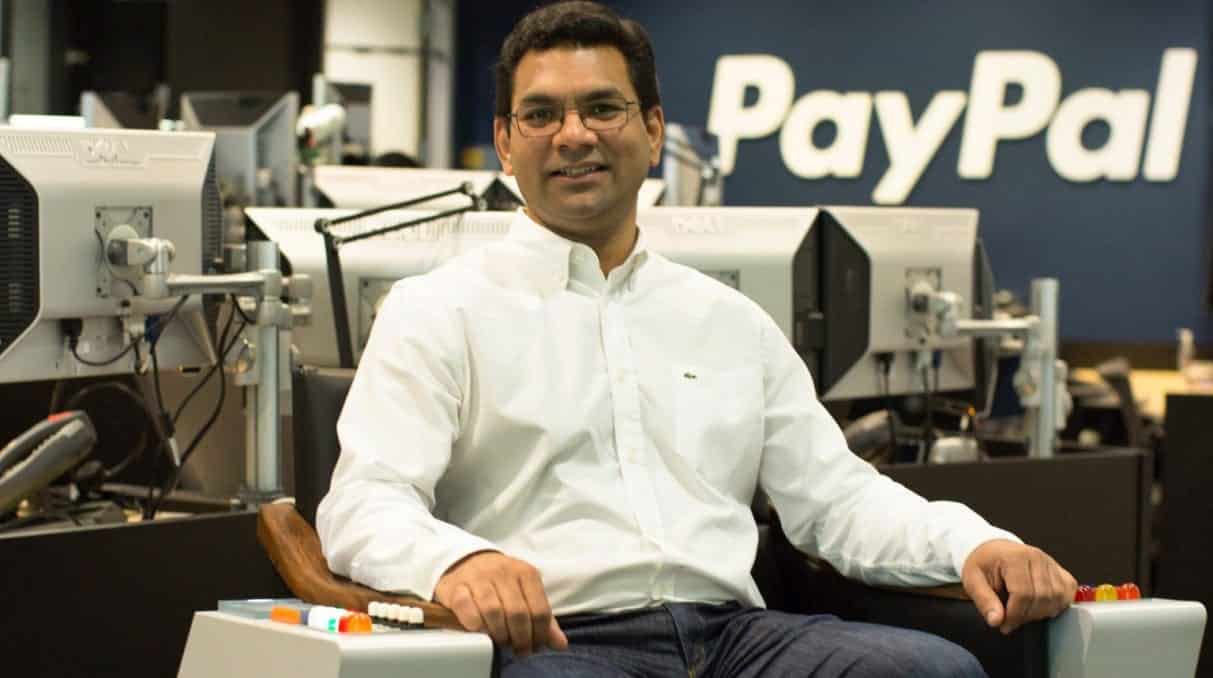 Sri Shivananda CTO paypal criptomonedas adopcion uso