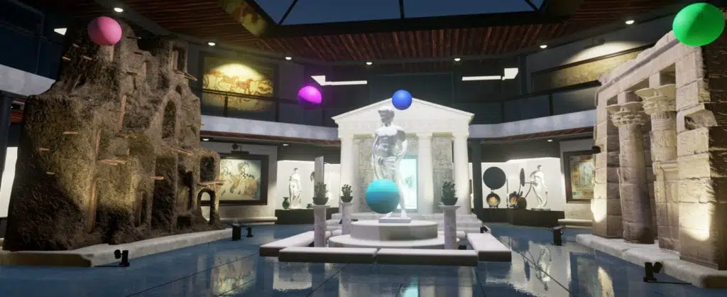 amd trueaudio next raytracing audio con respresentación en un museo